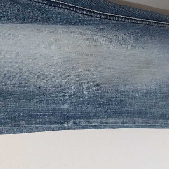 Buffalo David Bitton Blue Wash Straight Stretch Jeans 5-pocket 30x30 - Picture 5 of 10